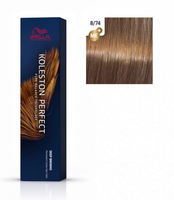 Wella Cream paint Koleston Perfect NEW 8/74 Irish red