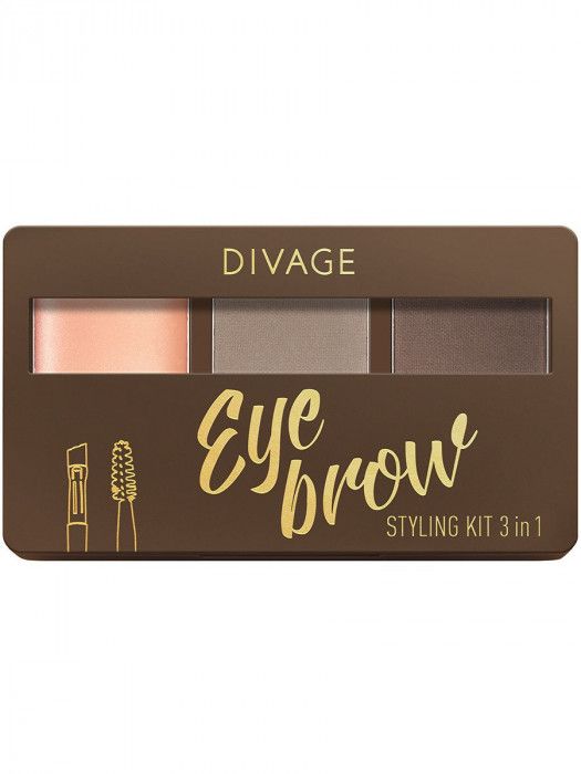 Divage Eyebrow Kit 3 in 1 tone 2